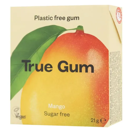 Жувальна гумка True Gum зі смаком манго без цукру 21г