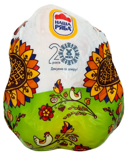 Тушка Ципленка-Бройлера Охолоджена Наша Ряба, в/у, 1.0 кг