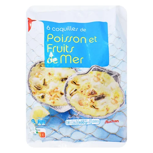 Морепродукти Auchan в соусі 600г