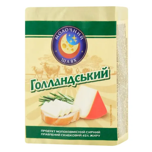 Продукт сирний Молочний Шлях Голландський плавлений 45% 70г