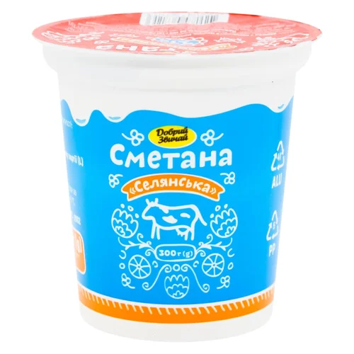 Сметана Добрий Звичай 21% 300г