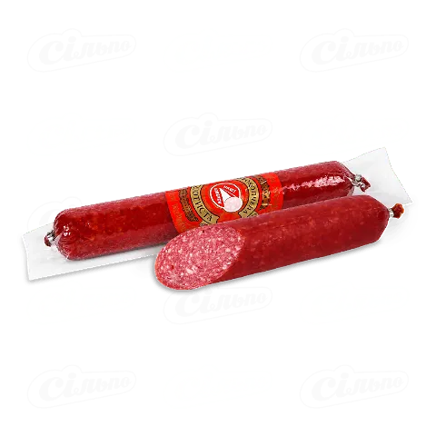 Ковбаса «Наші ковбаси» «Золотиста» сиров'ялена 1 ґатунок, кг