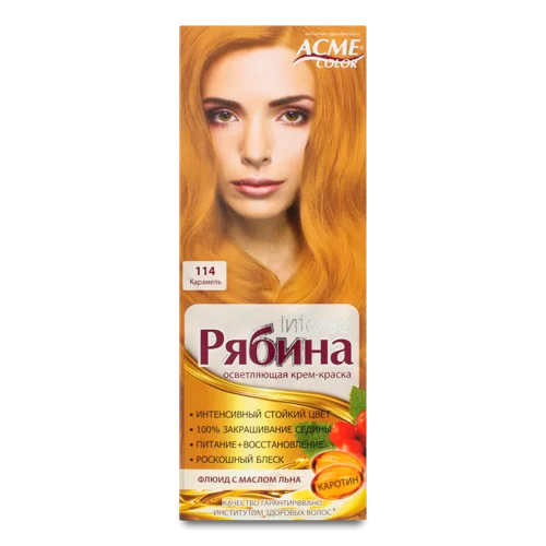 Крем-фарба Для Волосся №114 Карамель Рябина Intense, 1шт