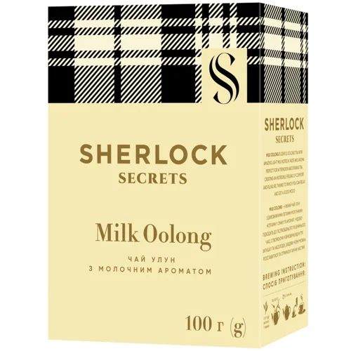 Чай улун Sherlock Secrets Milk Oolong з молочним смаком 100г
