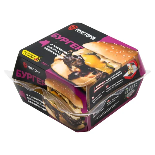 Бургер М’ясторія з томленою яловичиною 250г