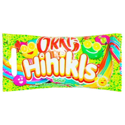 Драже Okki Hihikls жувальні Sour 25г