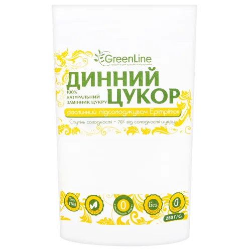 Цукор динний GreenLine Ерітрітол 250г