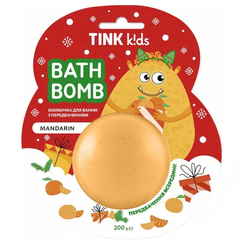 Бомбочка для ванни Tink Kids Mandarin з передбаченням 200г