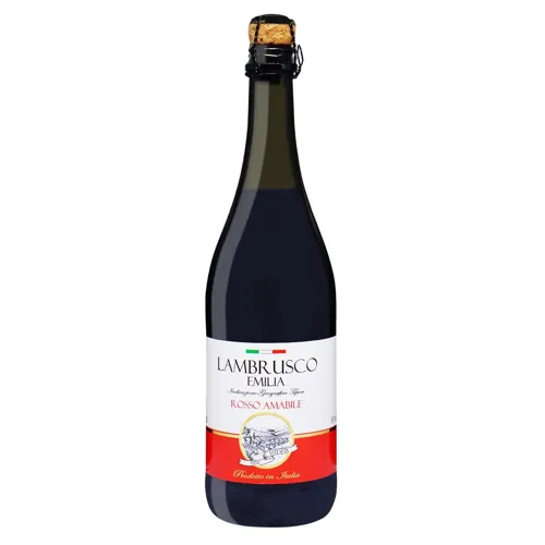 Вино ігристе Vini D`Italia Lambrusco Rosso Amabile Dell`Emilia 8% 0,75л