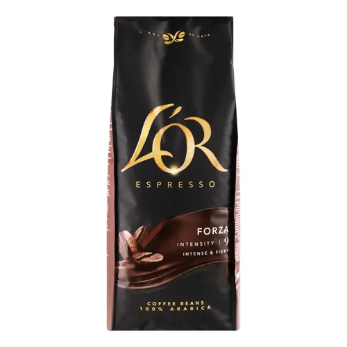 Кава L'OR Espresso Forza в зернах 100% арабіка 1кг