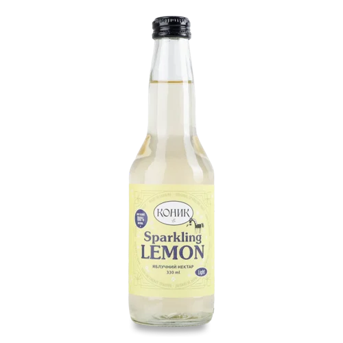 Нектар Газований Пастеризований Яблучний Sparkling Lemon, с/пл 330мл