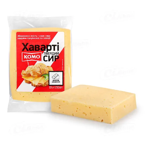 Сир «Комо» «Хаварті» 55% порційний, кг