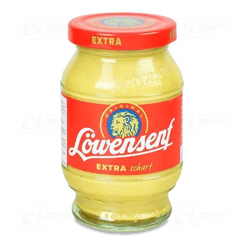 Гірчиця Lowensenf оригінальна гостра, 250мл