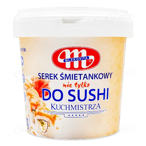 Сир вершковий «Mlekovita» Для суші і не тільки 23%, 1кг