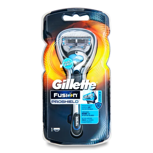 Верстак для гоління Gillette Fusion Proshield Chill, станок + 1 картридж, з/б
