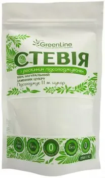 Замінник цукру GreenLine Стевія 250г
