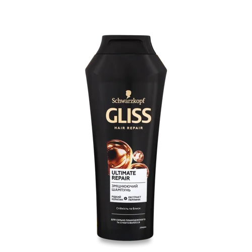 Шампунь Зміцнюючий Ultimate Repair Gliss, В/ґ, 250мл