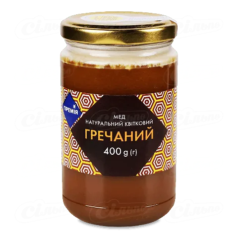 Мед «Премія»® гречаний квітковий натуральний, 400г