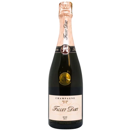 Шампанське Fallet Dart Rose рожеве сухе 12,5% 0,75л