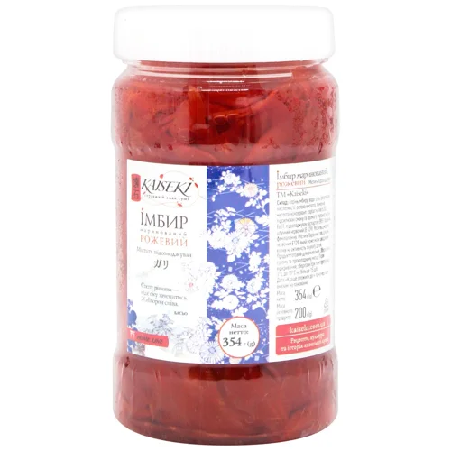 Імбир Kaiseki маринований рожевий 354г