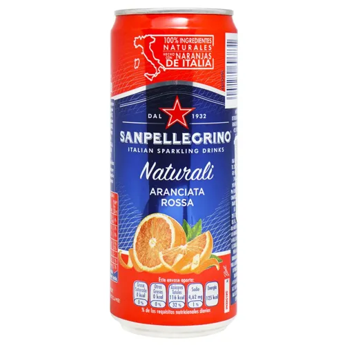 Напій газований Sanpellegrino Aranciata Rossa з соком 330мл