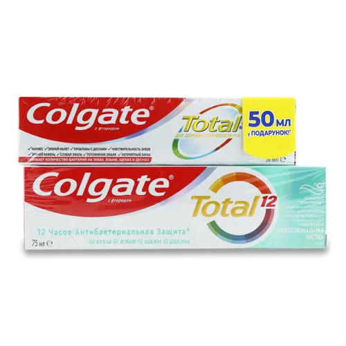 Зубна Паста з Фторидом Total 12 Colgate, 125 мл