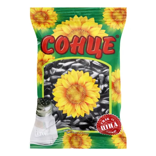 Насіння соняшнику смажене солоне Сонце м/у 80г