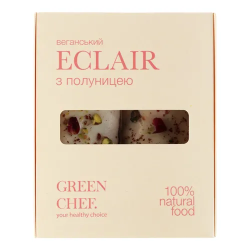 Еклер веганський з полуницею Green Chef к/у 150г