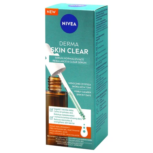 Сироватка Nivea Derma Skin Clear для відновлення водного балансу 30мл