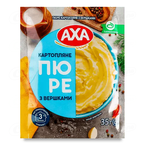 Пюре AXA картопляне швидкого приготування з вершками, 35г