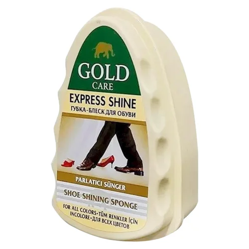 Губка для взуття Gold Care для блиску