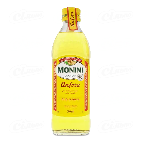 Олія оливкова Monini Anfora скляна пляшка, 500мл
