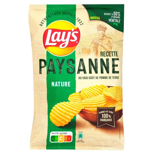 Чіпси картопляні хвилясті класичні Lay's 155г