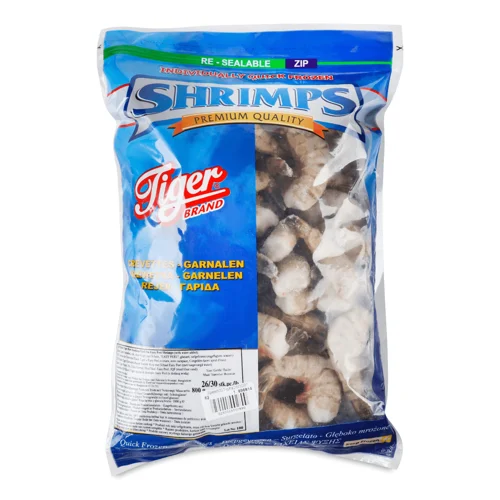 Креветка тигрова хвости Tiger розмірний ряд 26/30 800г