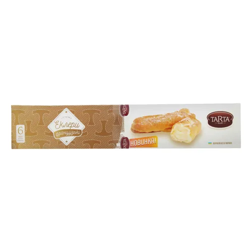 Тістечка Еклер французький Tarta 330г