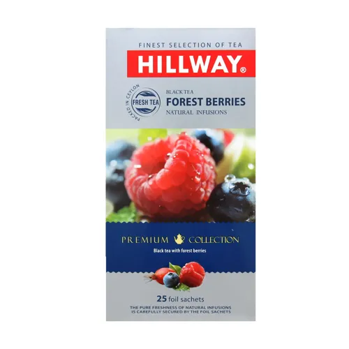 Чай чорний Hillway з лісовими ягодами в пакетиках 1,5г х 25шт