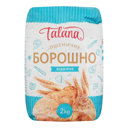 Борошно пшеничне відбірне Talana м/у 2кг