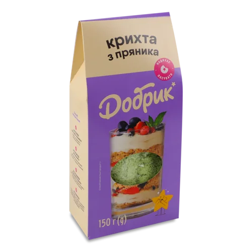 Крихта З Пряника Зелена, Вищого Ґатунку, Картонна Упаковка, 150 Г