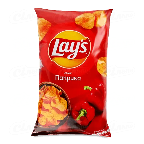 Чіпси картопляні Lay's зі смаком паприки, 120г