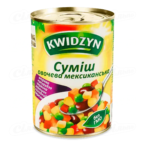 Суміш овочева «Kwidzyn» Мексиканська, 400г