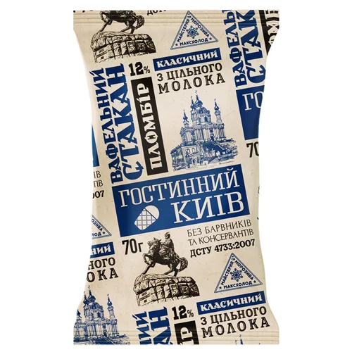 Морозиво Максхолод Гостинний Київ Класичний 70г