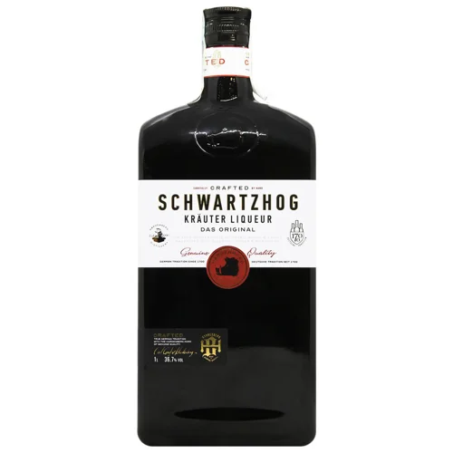 Лікер Schwartzhog Krauter 36,7% 1л