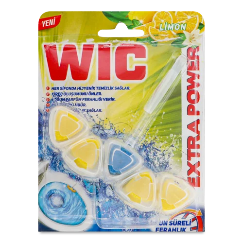 Засіб Для Догляду За Унітазами Лимон Extra Power Wic 50г
