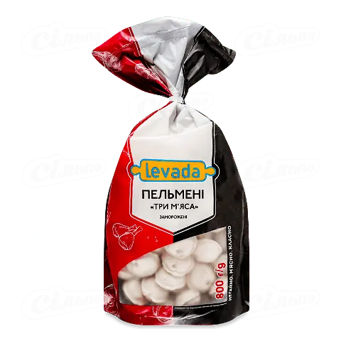 Пельмені Levada Три м'яса, 800г