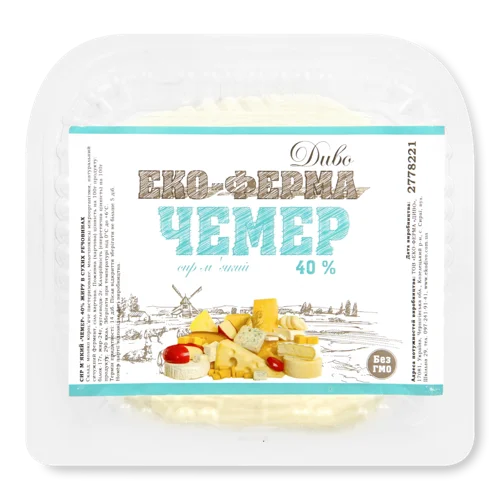 Сир М'який 40% Чемер Еко-Ферма Диво, кг