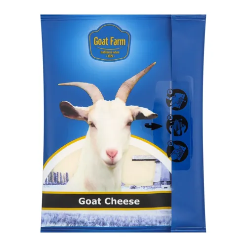 Сир 50% козиний напівтвердий нарізний Goat Farm м/у 100г