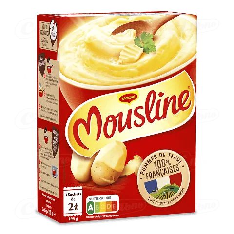 Пюре Mousline картопляне швидкого приготування, 3*65г