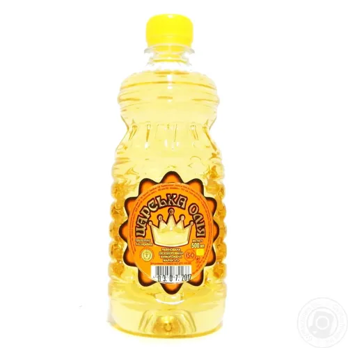 Олія соняшникова Царська олія нерафінована 0,5л