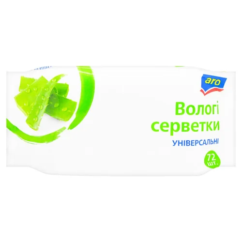 Серветки вологі Aro універсальні 72шт