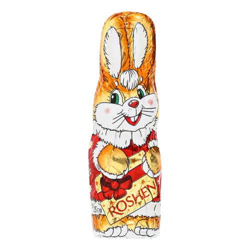 Фігура шоколадна молочна Кролик зимовий Roshen м/у 25г